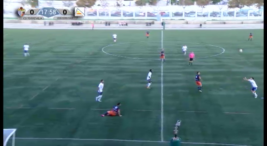 Primera parte del partido CD Torrevieja - Universidad de Alicante